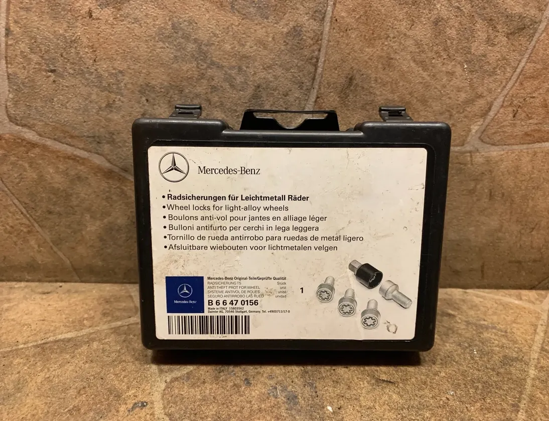 MERCEDES-BENZ GL-Class X166 (2012-2015) Låsehjulboltsett B66470156 34967728