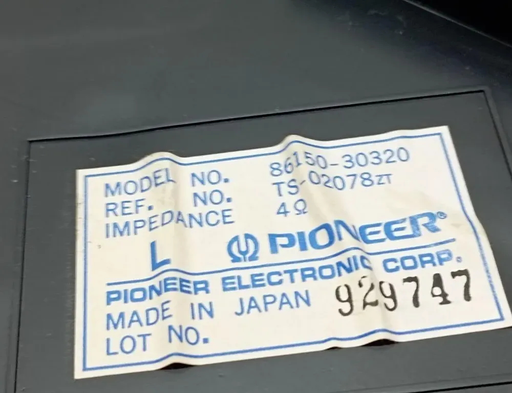 LEXUS GS 2 generation (1997-2004) Lydhøyttaler bak venstre dør 8615030320 34986138