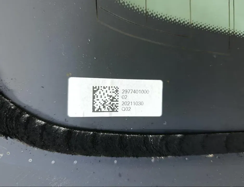 MERCEDES-BENZ EQS 1 generation (2021-2023) Bakvindusglass 43R00049,2977401000 34962929