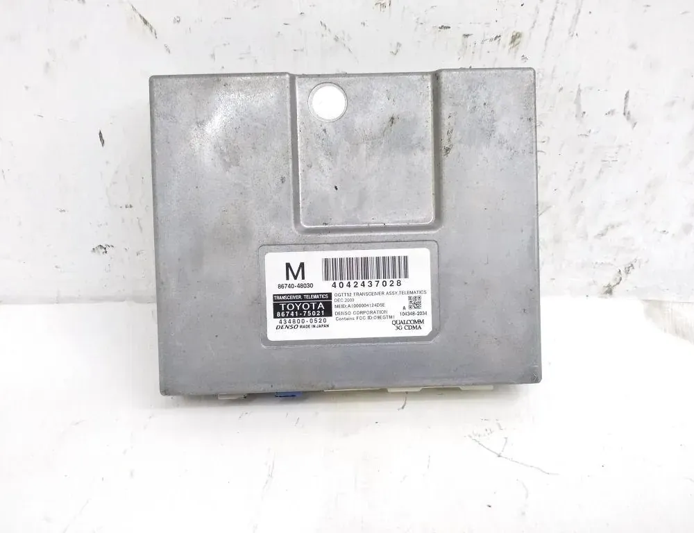 LEXUS RX 3 generation (2009-2015) Andre kontrollenheter 8674175021 34985167