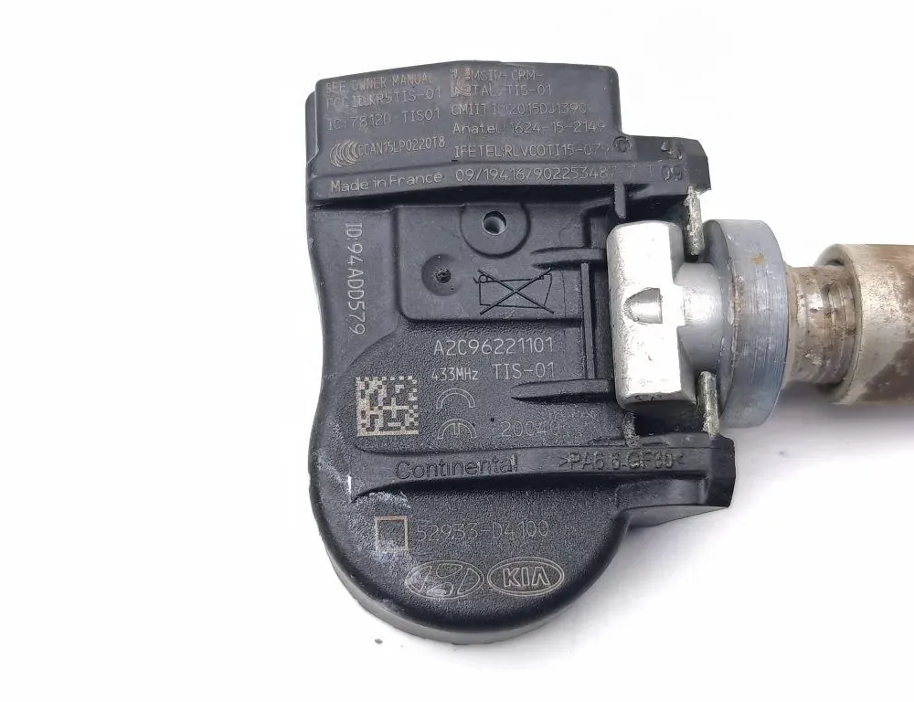KIA Niro 1 generation  (2016-2022) Dekktrykksensor 52933D4100 34960427