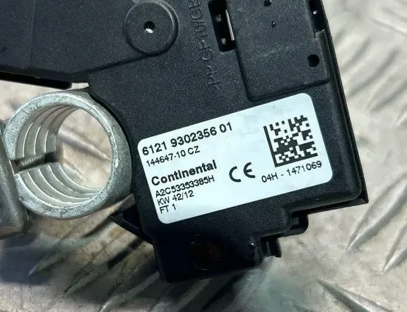 BMW 5 Series F10/F11 (2009-2017) Negativ batterikabel 9302356 34985518