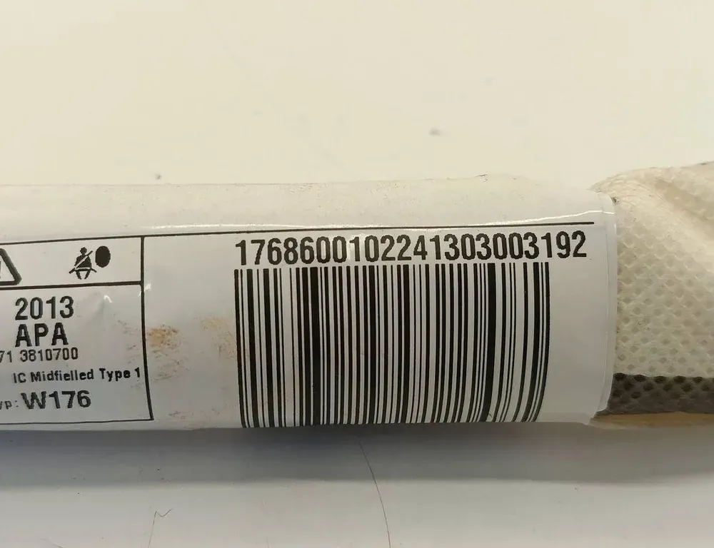 MERCEDES-BENZ A-Class W176 (2012-2018) Venstre takkollisjonspute SRS 17686001022 33175860