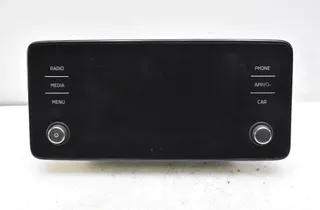 SKODA Fabia 3 generation (2014-2021) Musikkspiller med GPS 654035869H 34413358