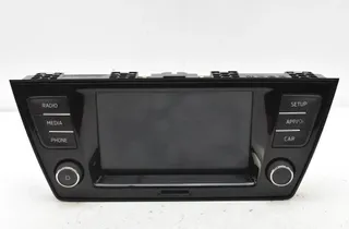 SKODA Fabia 3 generation (2014-2021) Musikkspiller med GPS 6V0035869H 34984895